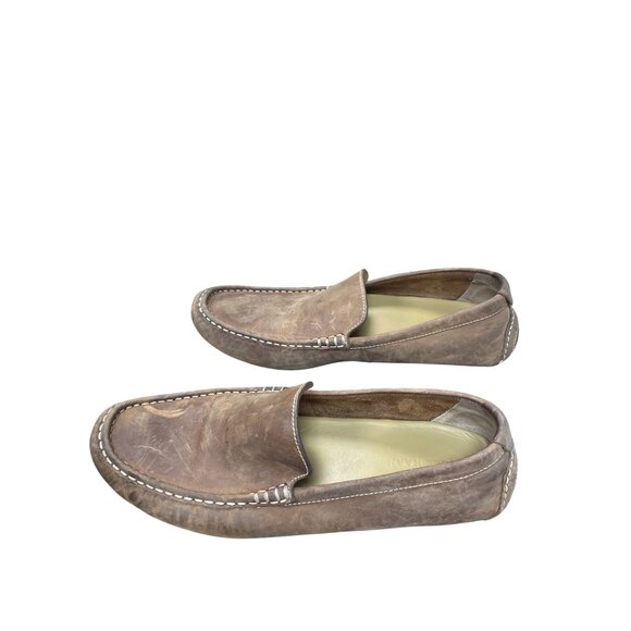 Cole Haan Mens Brown Leather Slip on Loafers Dress shoes Sz 10.5M SKU 9486 - Picture 4 of 16